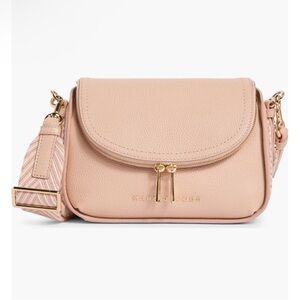 Marc Jacobs Groove 2.0 Webbing Leather Rose Messenger Crossbody – NWT